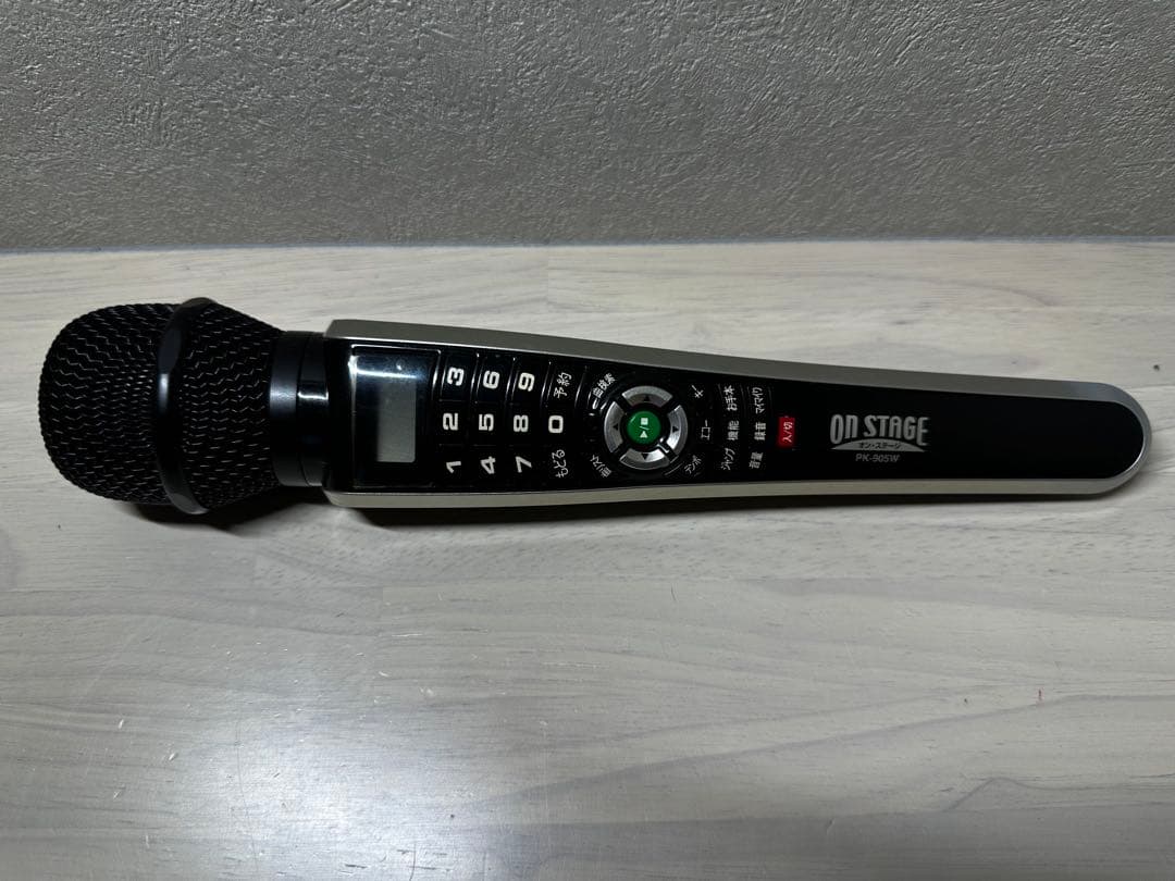 【美品・完備品】ON STAGE PK-905W シルバー パーソナルカラオケ