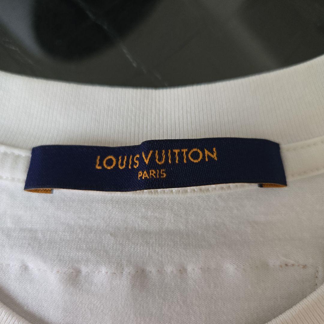 ルイヴィトン 22SS グラフィットロゴプリント クルーネック 半袖 Tシャツ