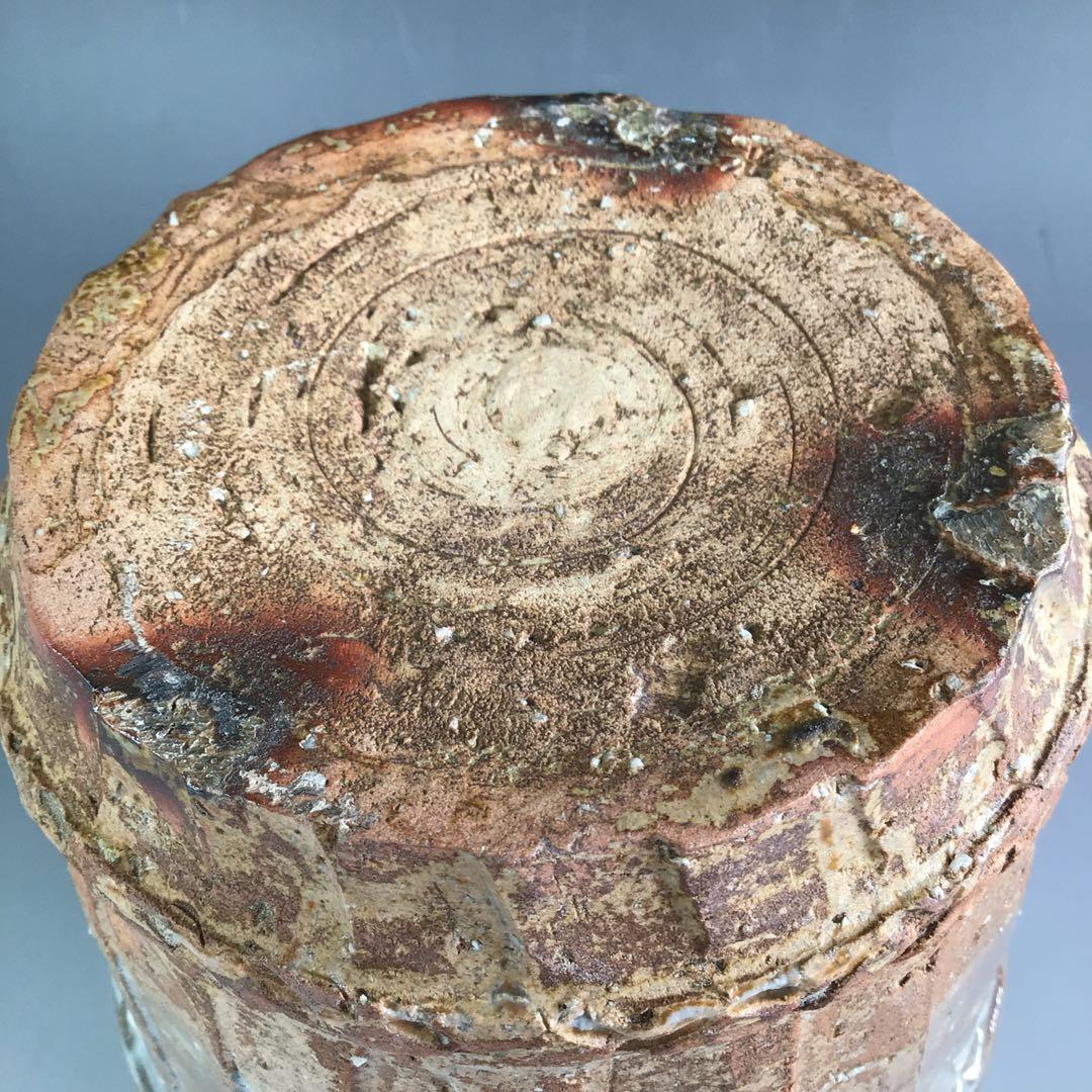 Ｒ６６　水指　『萩焼』『蓮光山　守繁栄徹造』『樽形水指』　共箱　茶道具