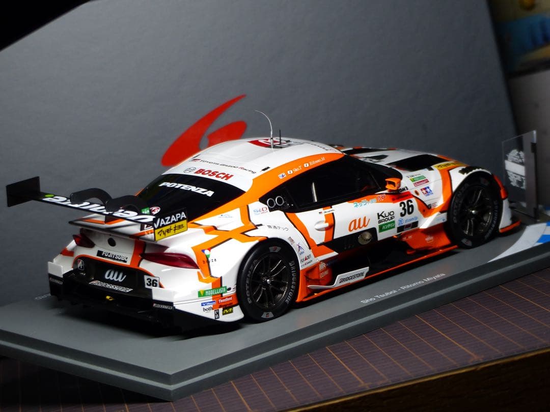 スパーク spark 1/18 au tom's gr supra 2023