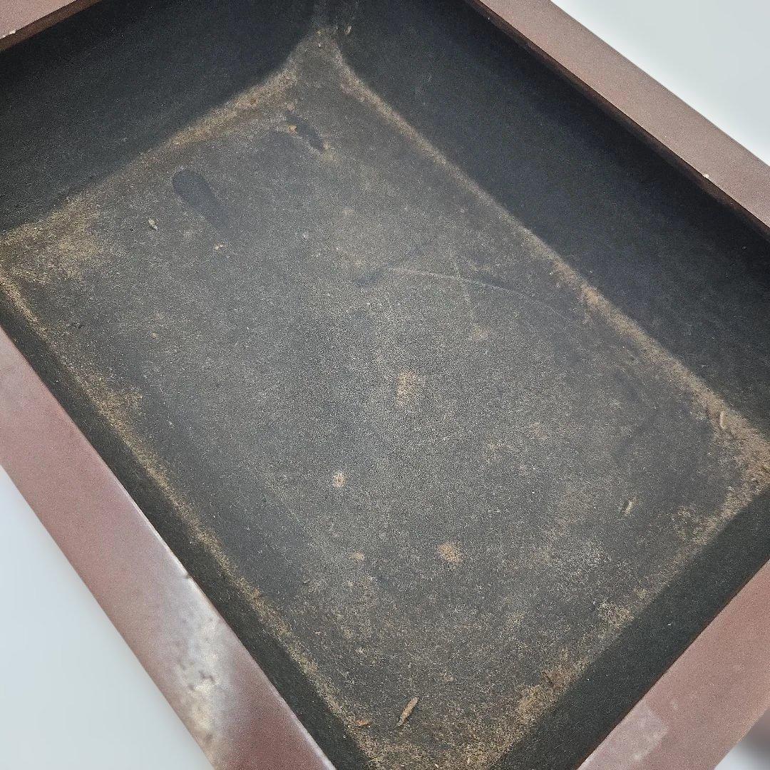 根来琢三作 角砂鉢 アンティーク雑貨