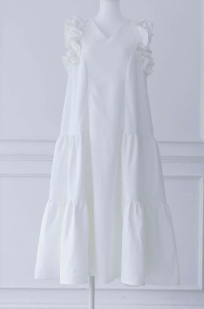 ビンナビ　bitnabi par-lang ドレス　ホワイト　未使用