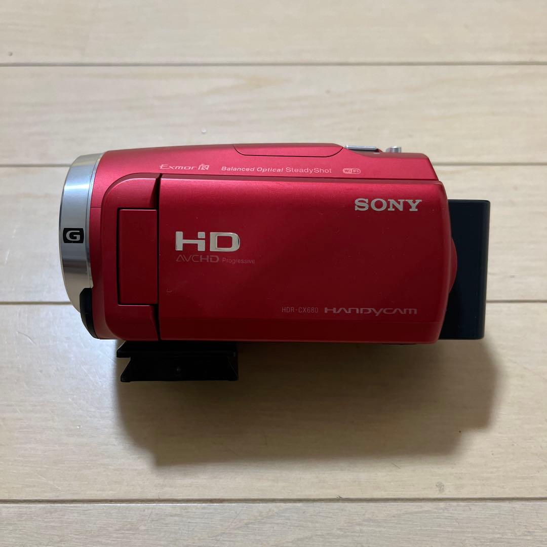 Sony Handycam HDR-CX680 レッド