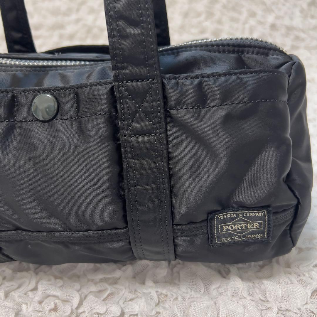 【土日限定】美品ポーター　タンカー　ミニボストンバッグ　ハンドバッグ　黒　現行品