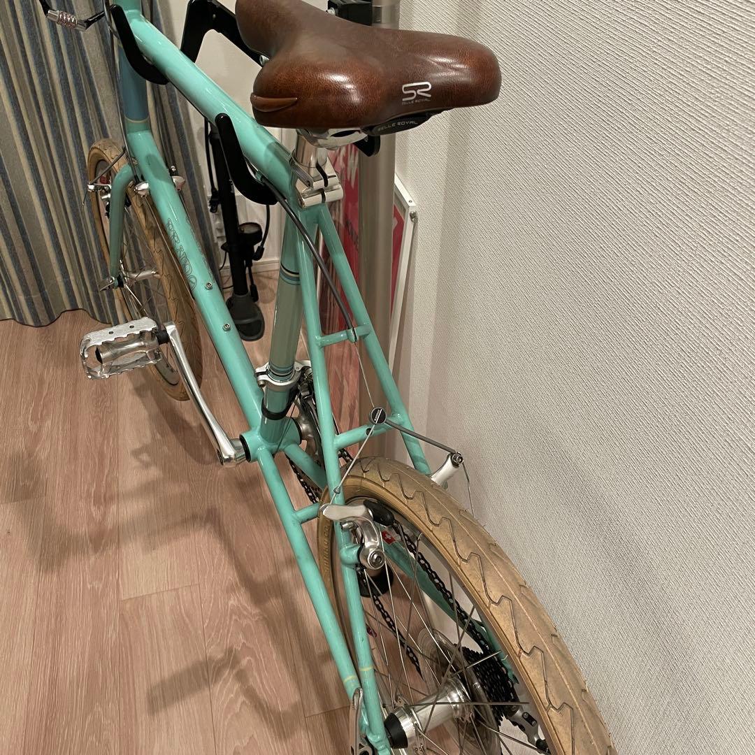 Brunoミントグリーン 小径車 ドロップハンドル