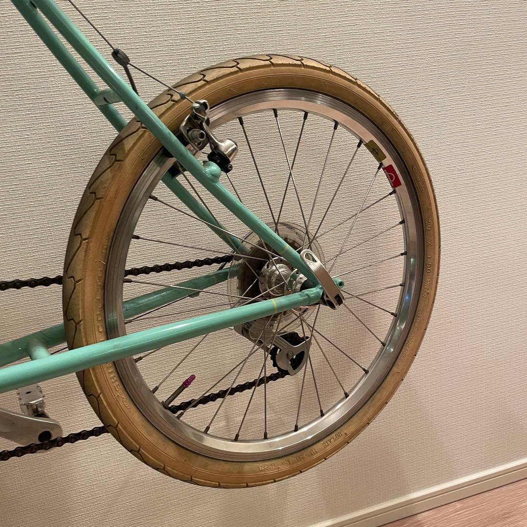 Brunoミントグリーン 小径車 ドロップハンドル