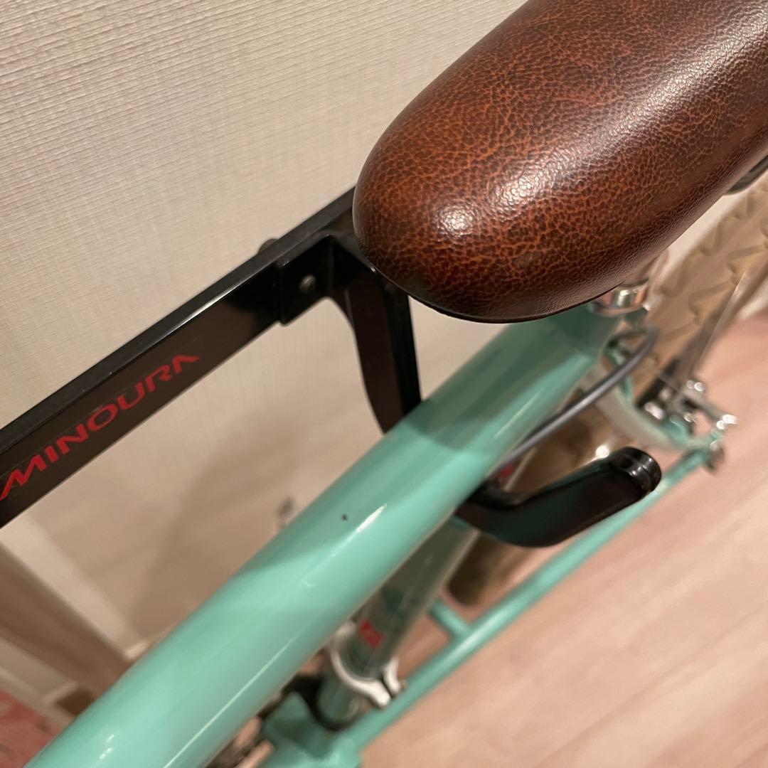 Brunoミントグリーン 小径車 ドロップハンドル