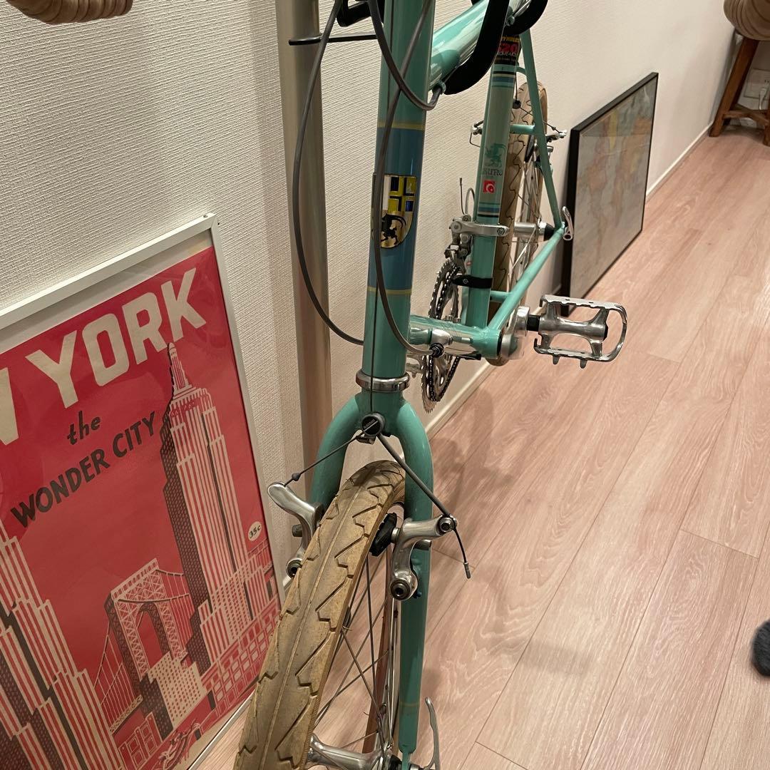 Brunoミントグリーン 小径車 ドロップハンドル