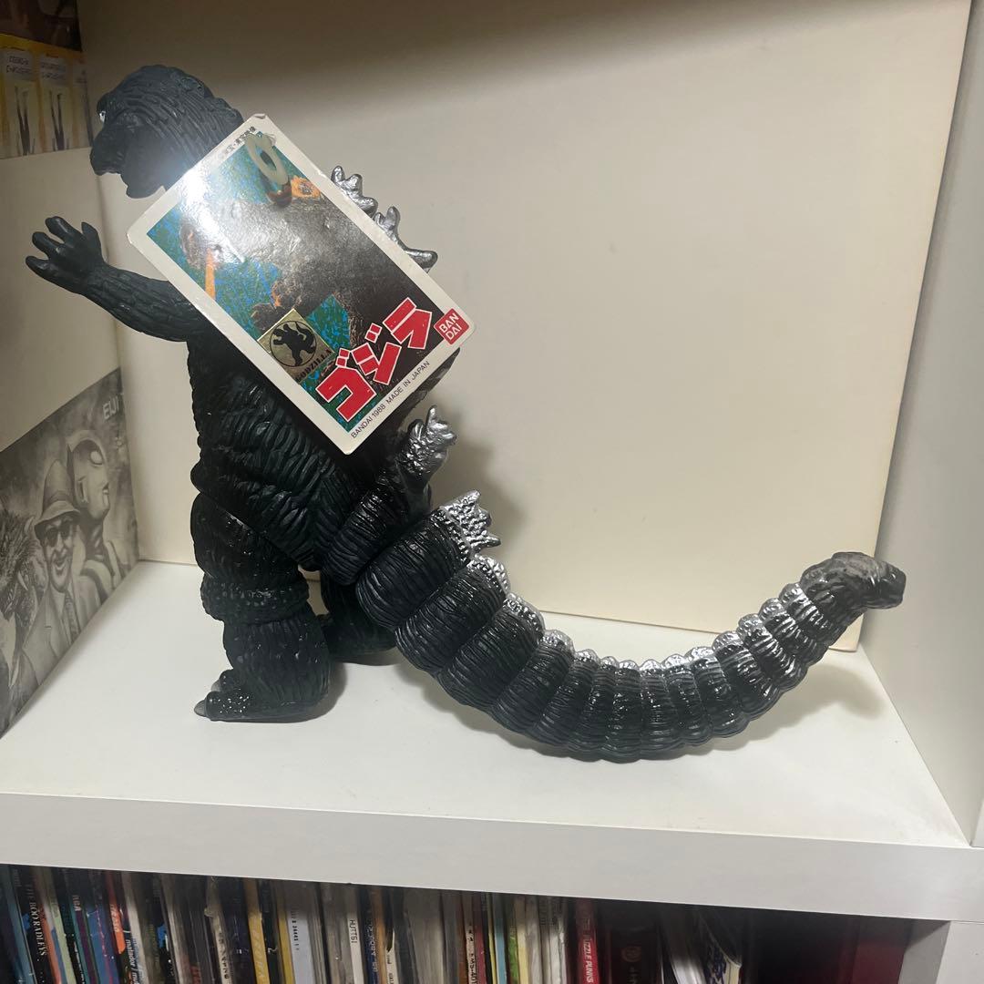 バンダイ製 モスゴジ 硬質 タグ付き ソフビ フィギュア