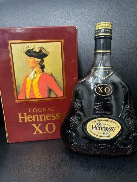 【古酒】ヘネシー Hennessy XO 金キャップ クリアボトル 700ml