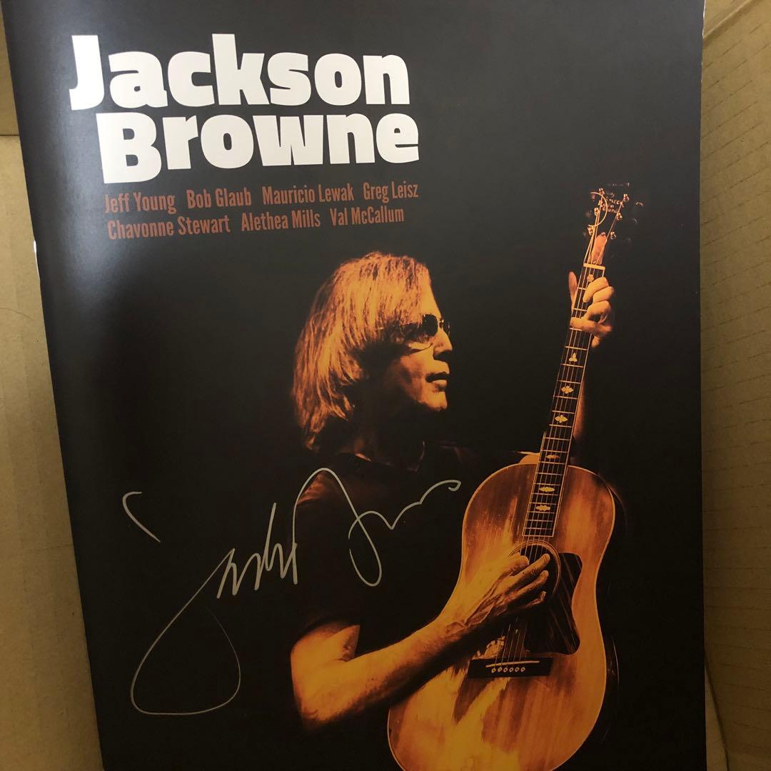 Jackson Browne サイン入りツアーパンフ