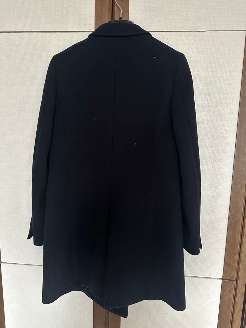 値下❗️Estnation エストネーション　ダークネイビーコート　ダブルブレスト