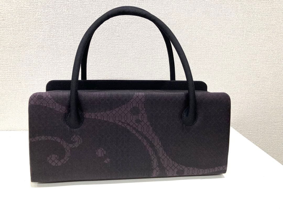 ムーミン　正絹経錦(たてにしき)利休和装バッグ