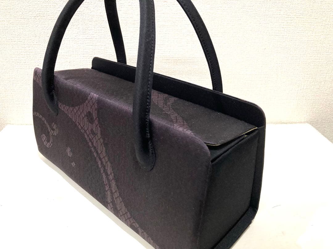 ムーミン　正絹経錦(たてにしき)利休和装バッグ