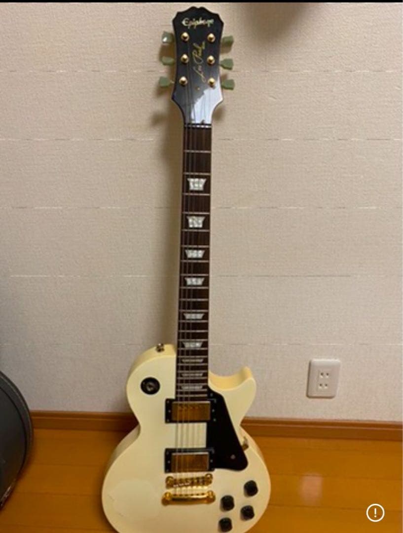 Epiphone レスポールスタイル エレキギター アイボリー