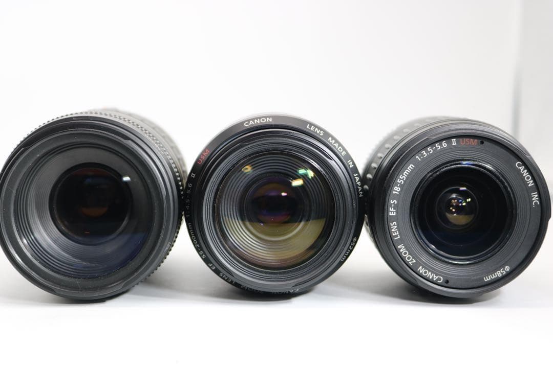 美品 【Canon EOS Kiss X9 トリプルレンズセット】Wi-Fi搭載