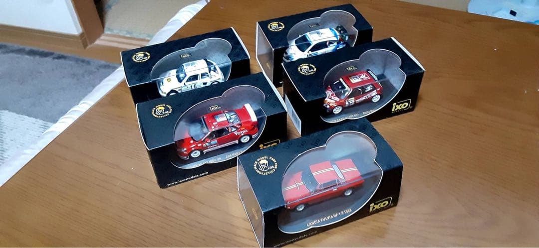 ixo イクソ　ラリーカー　5台セット 1/43