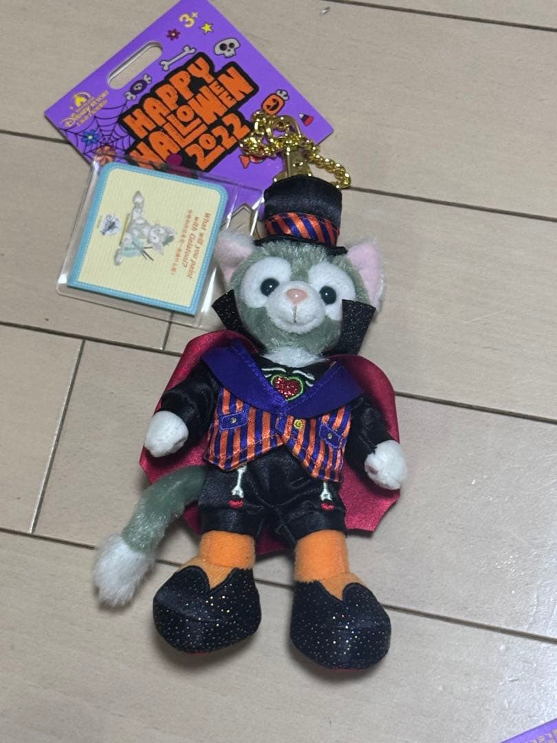 や*ん様 上海ディズニー　2022ハロウィン　ダッフィぬいぐるみキーチェーン セ