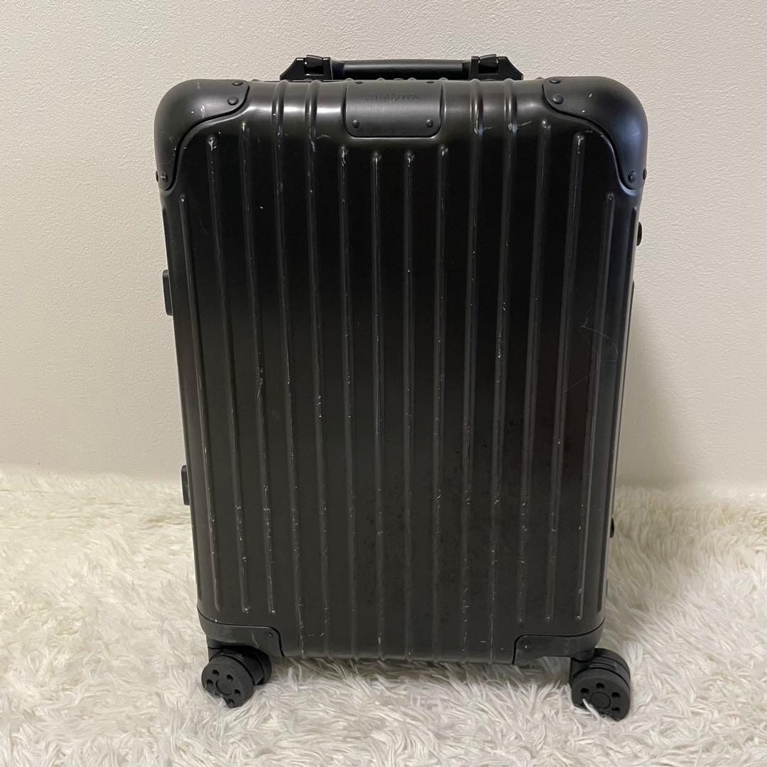 リモワ オリジナル キャビン S ブラック 4輪 スーツケース 92552014