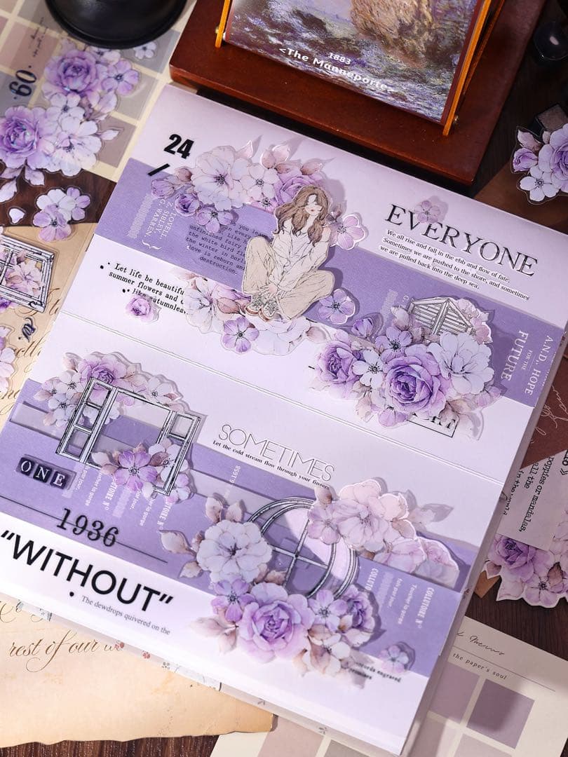 ⭐️SALE⭐️小白家文創《疏影》海外マスキングテープ マステ 【2757】