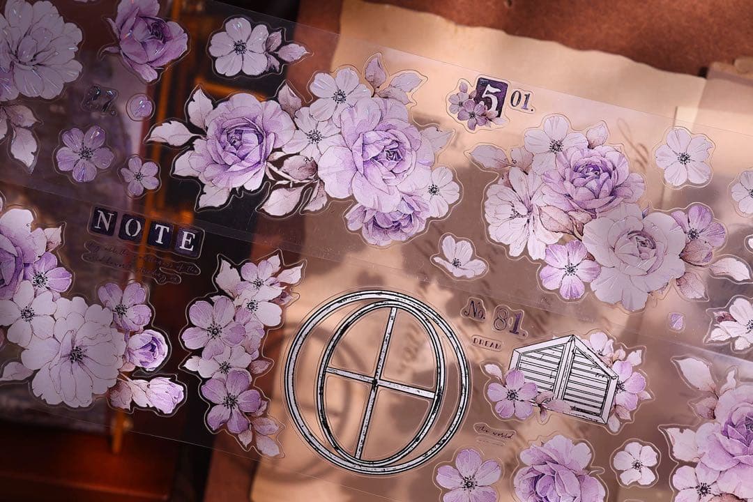 ⭐️SALE⭐️小白家文創《疏影》海外マスキングテープ マステ 【2757】