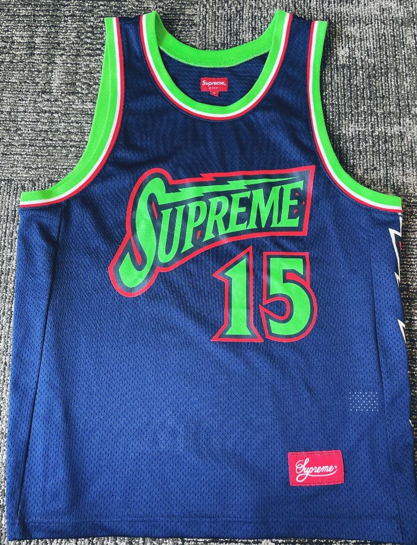 トップス Supreme 18ss Bolt Basketball Jersey