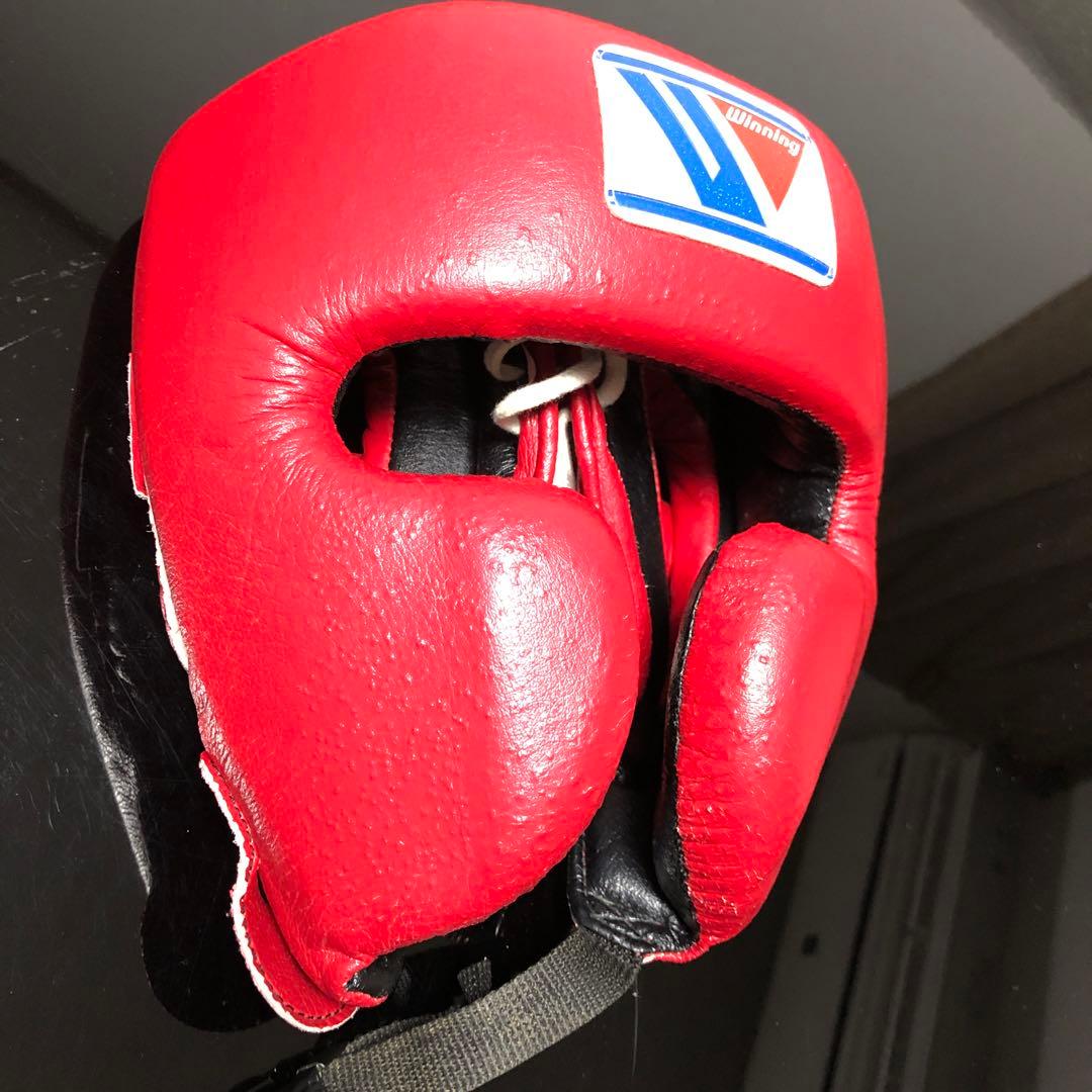 ウィニングヘッドギア　赤色