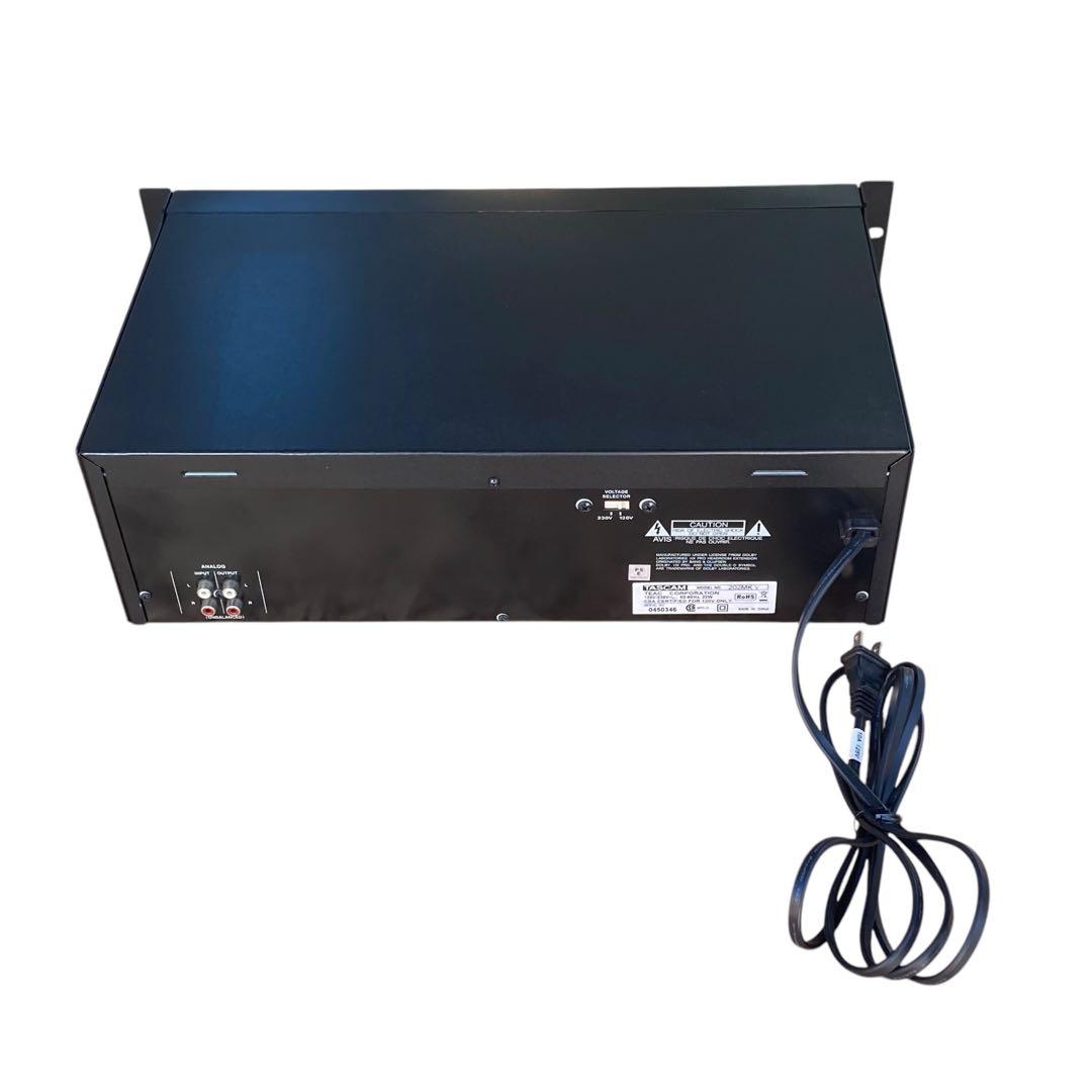 タスカム　TASCAM 202mkV　ダブルカセットデッキ