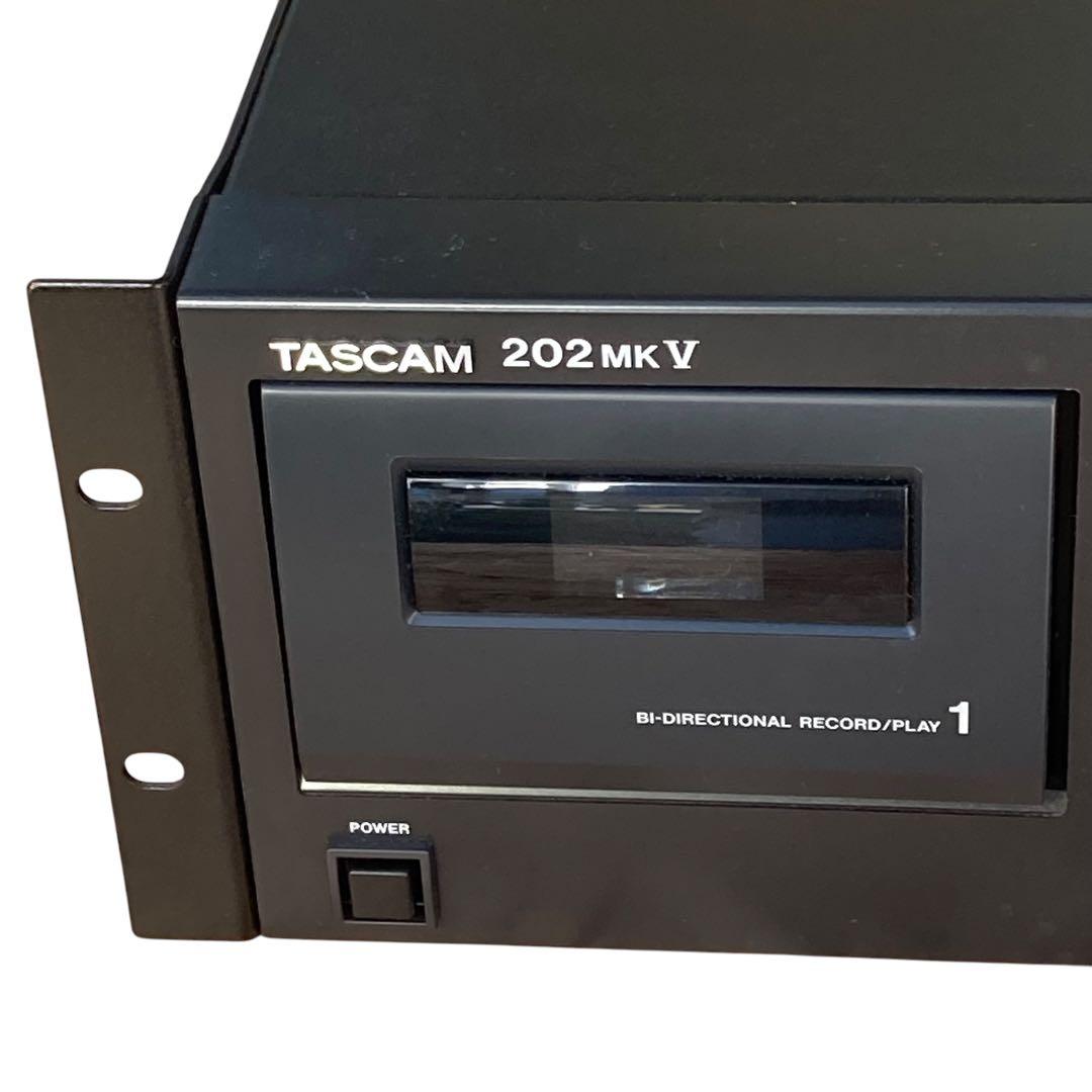 タスカム　TASCAM 202mkV　ダブルカセットデッキ