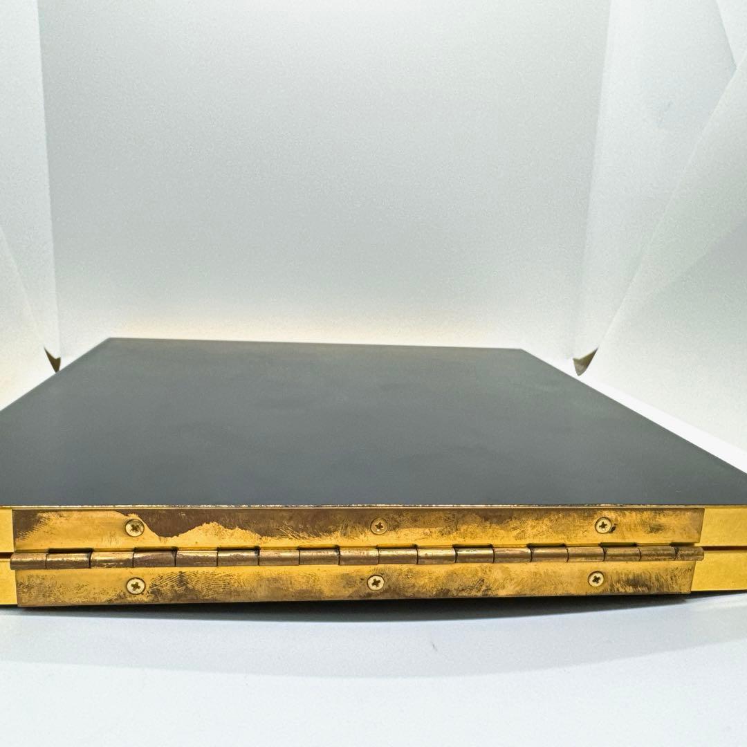 【店頭展示品】 純金箔　蒔絵屏風　牡丹　300×605×15ｍｍ　純金箔貼り