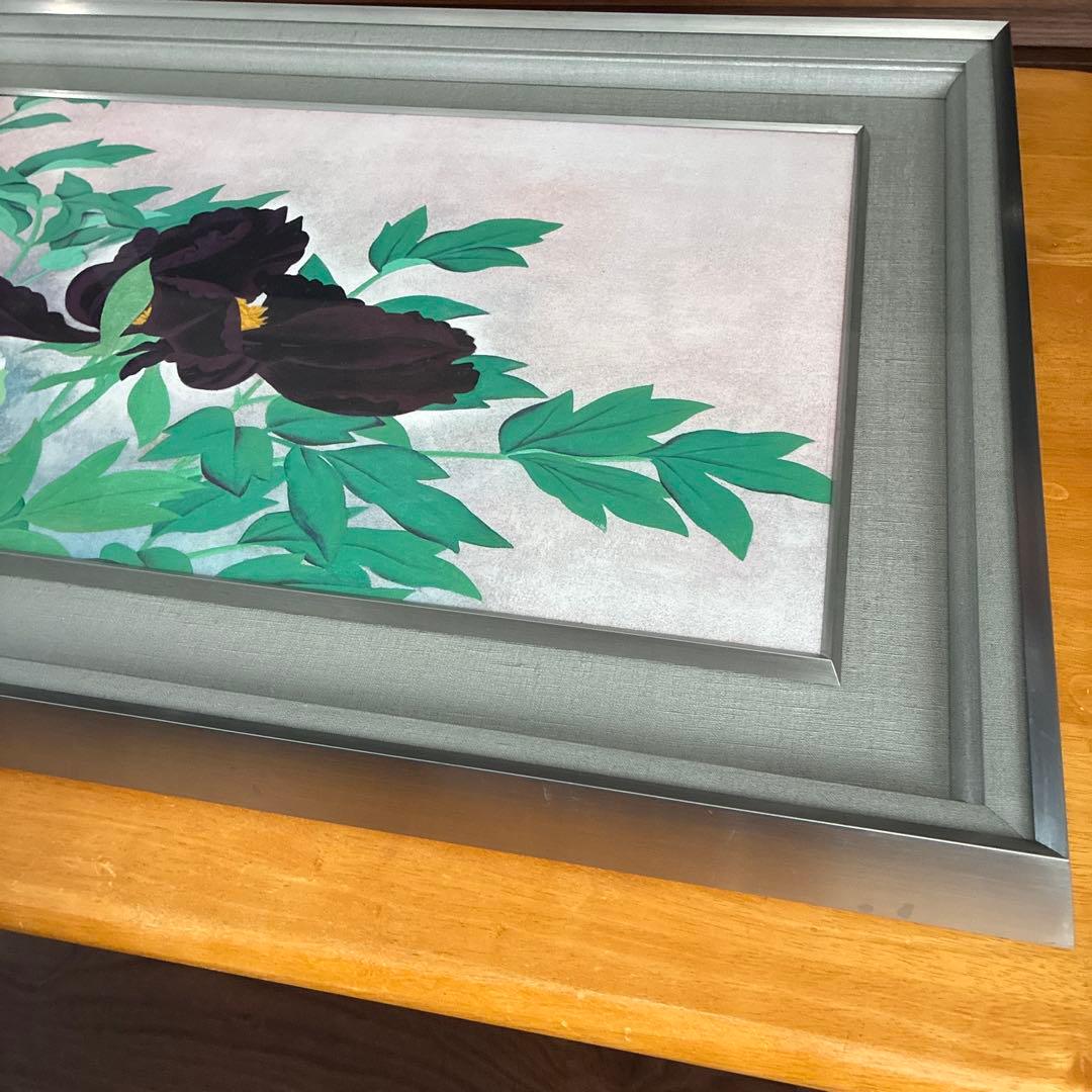 加藤晨明 日本画 M10号「牡丹」