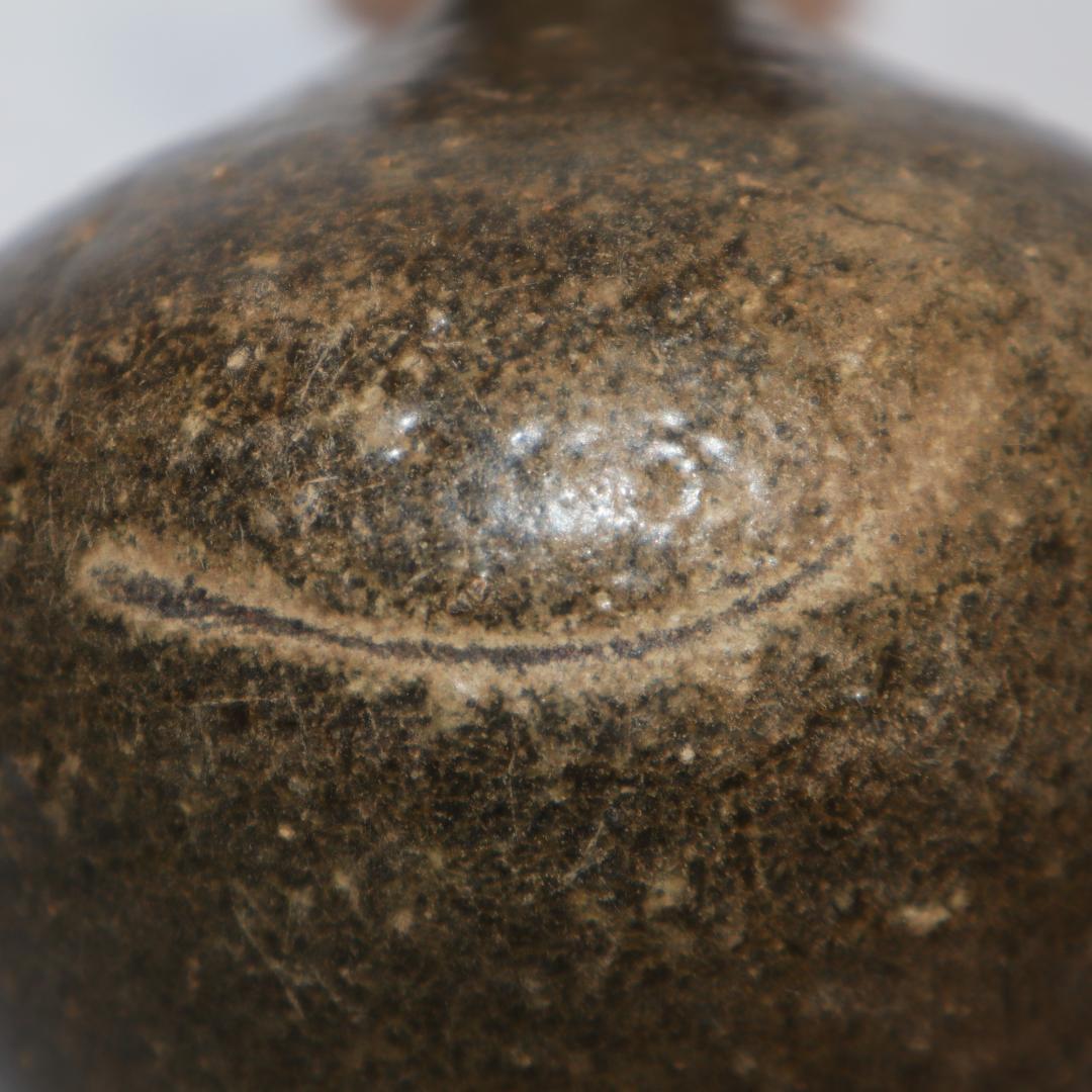 李朝　黒高麗徳利