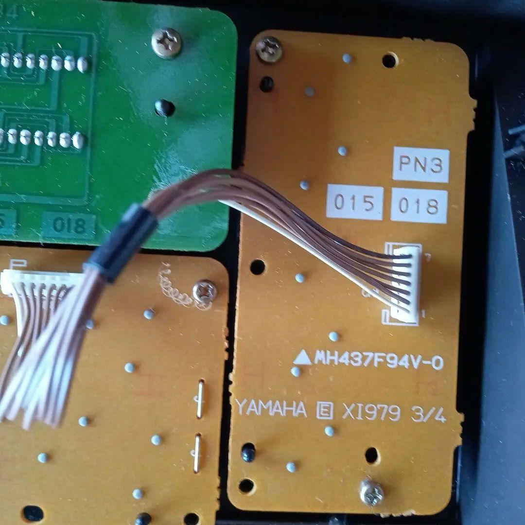 YAMAHA　Electone　EL-87 リズム・テンポ操作部とその基板