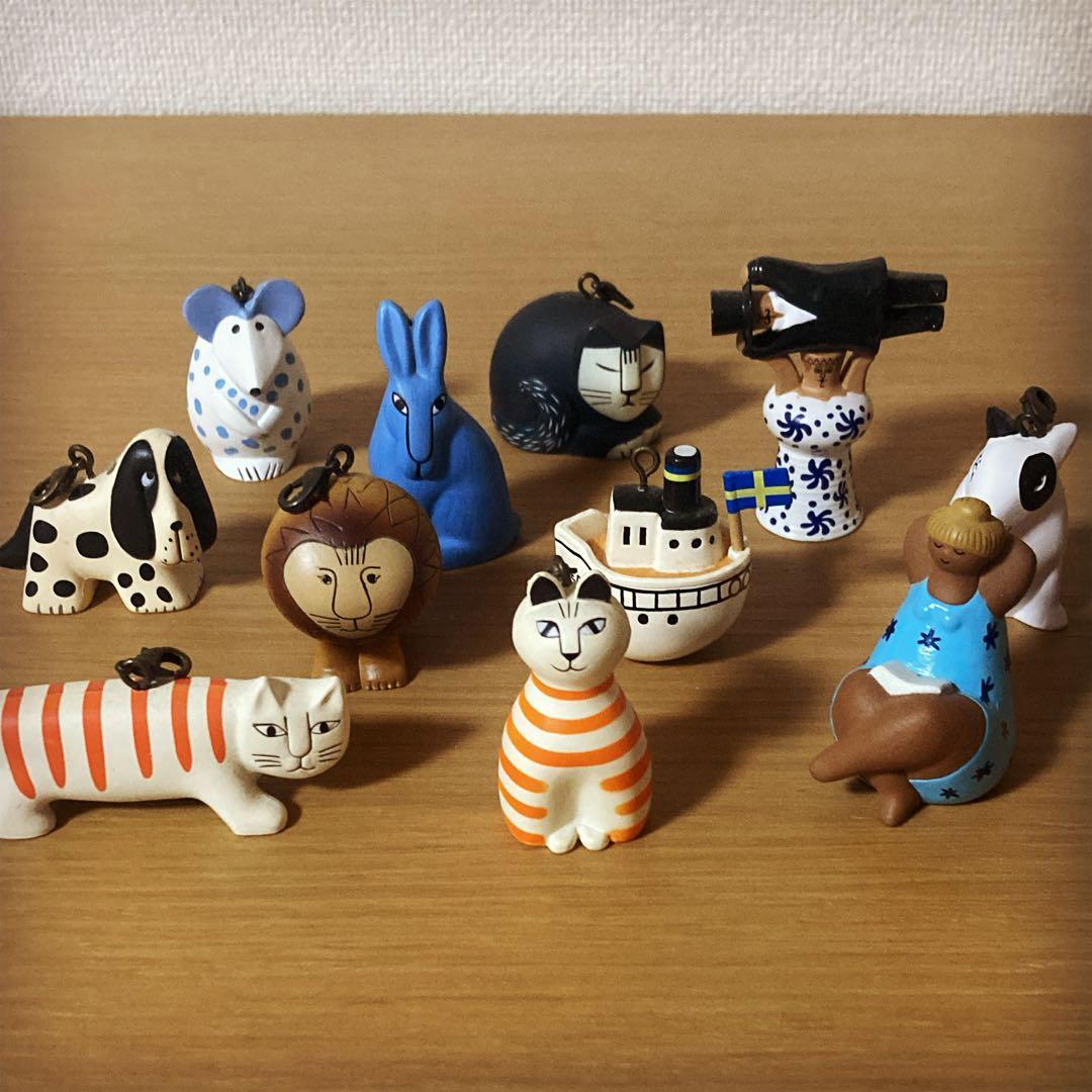 リサ・ラーソン カプセルトイ キーホルダー フィギュア11個セット