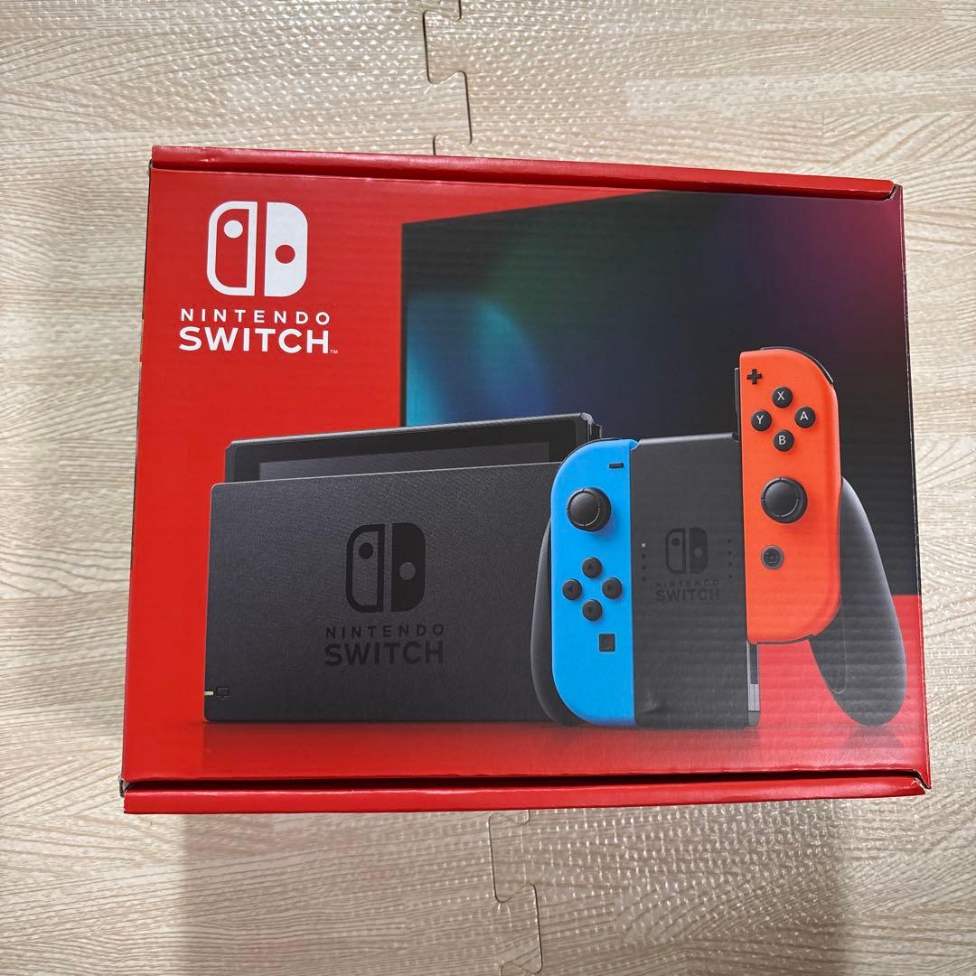 バッテリー強化型 Nintendo Switch 本体 赤青