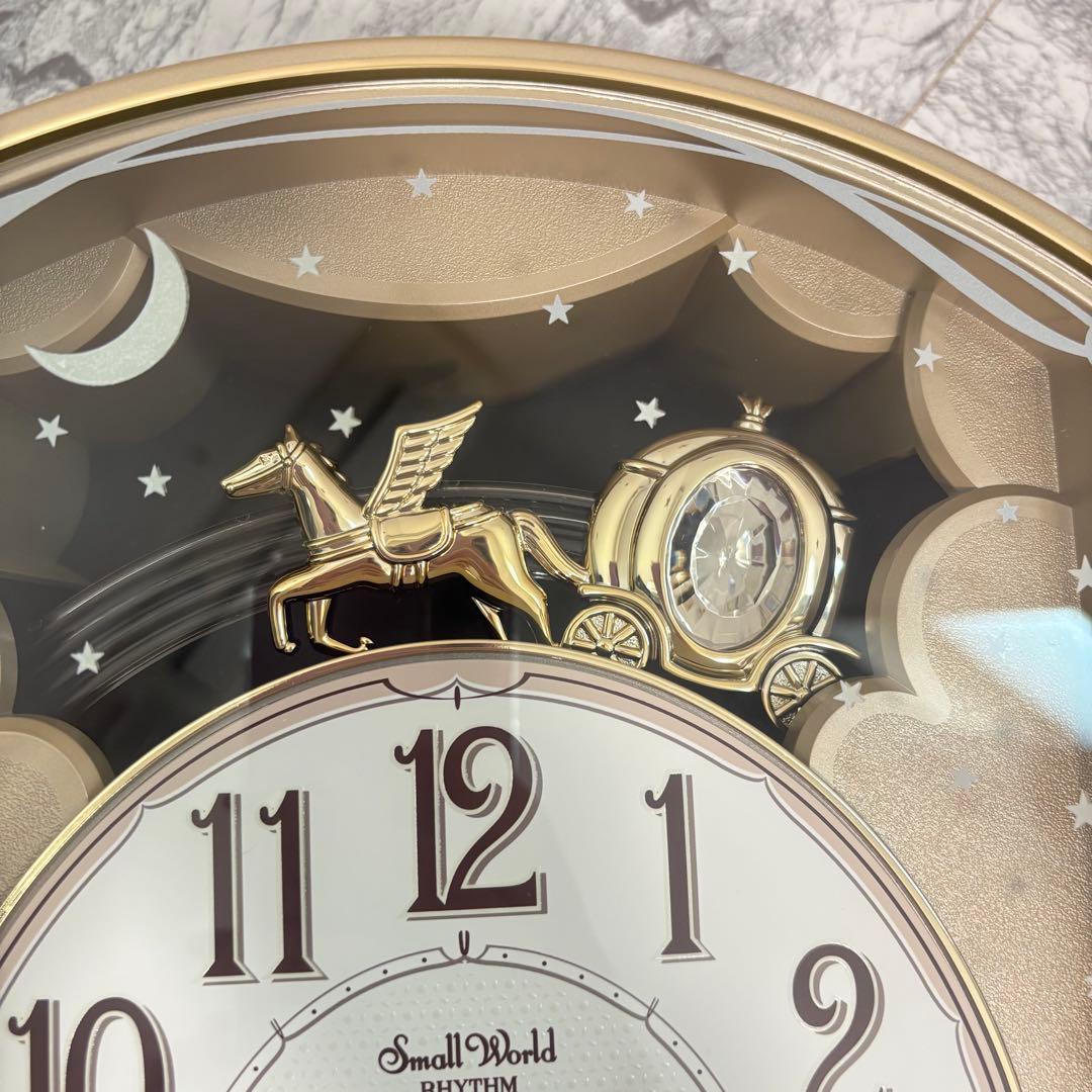 新品✨シチズン　スモールワールドウォッチ　18曲収録　電波時計　カラクリ時計