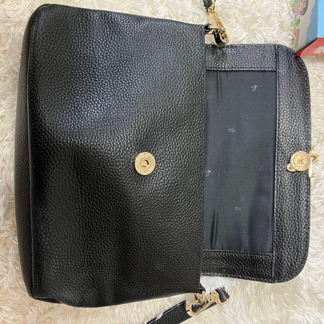 【さっちゃん 様】アニエスベー ショルダーバッグ クロスボディ 牛革 シボ加工