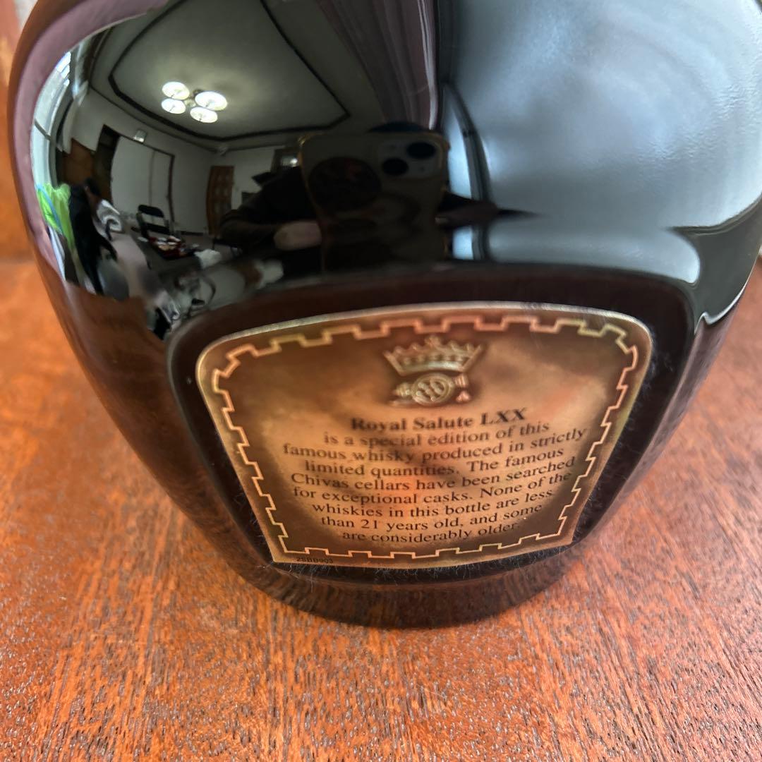 ❸未開栓  Salute 21年 ブレンデッドウイスキー