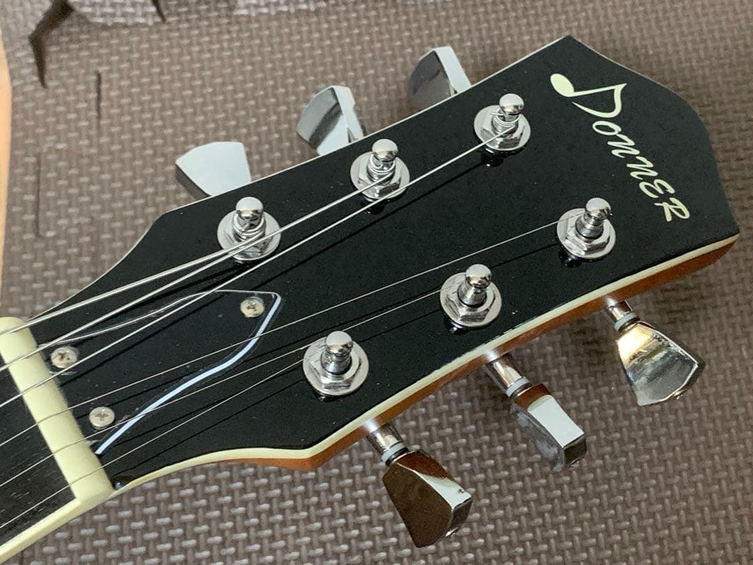 Donner エレキギター レスポール タイプ DL-124 黒