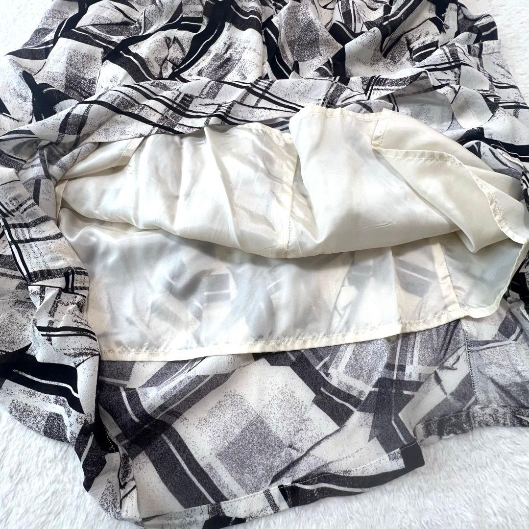 タグ付き新品未使用 Y’s ワイズ シアー マキシ丈スカート アシンメトリー