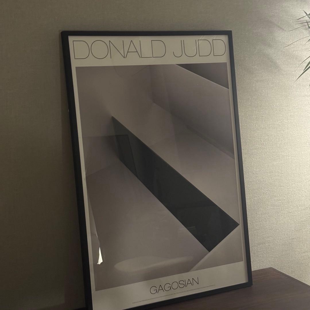 【アートポスター】ミニマルアート『ドナルド・ジャッド』　フレーム付き