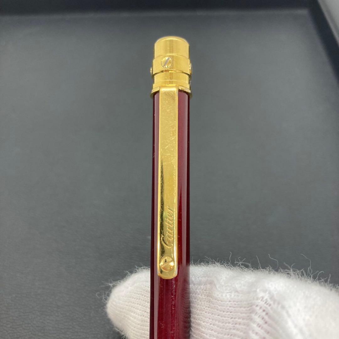 Cartier カルティエ ボールペン インク◯ レッド / ゴールド