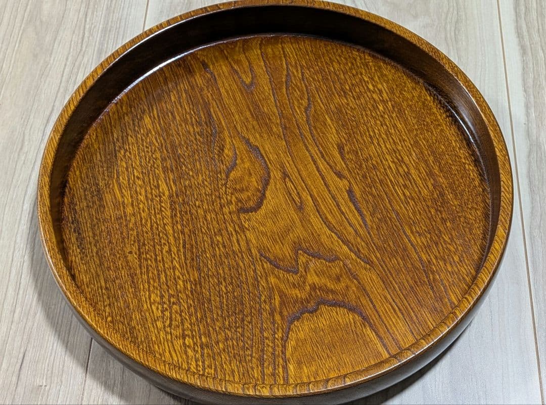 【新品未使用】木製　茶びつ　ロクロ製品