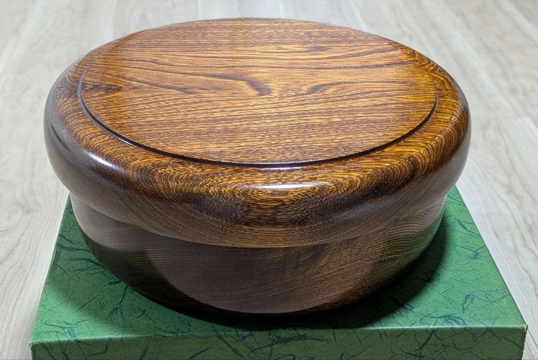 【新品未使用】木製　茶びつ　ロクロ製品