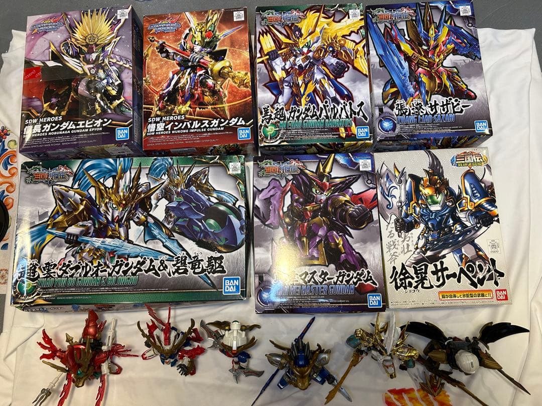 SDガンダム三国伝 三国創傑伝 セット ガンプラ完成品 ジャンク品 新品