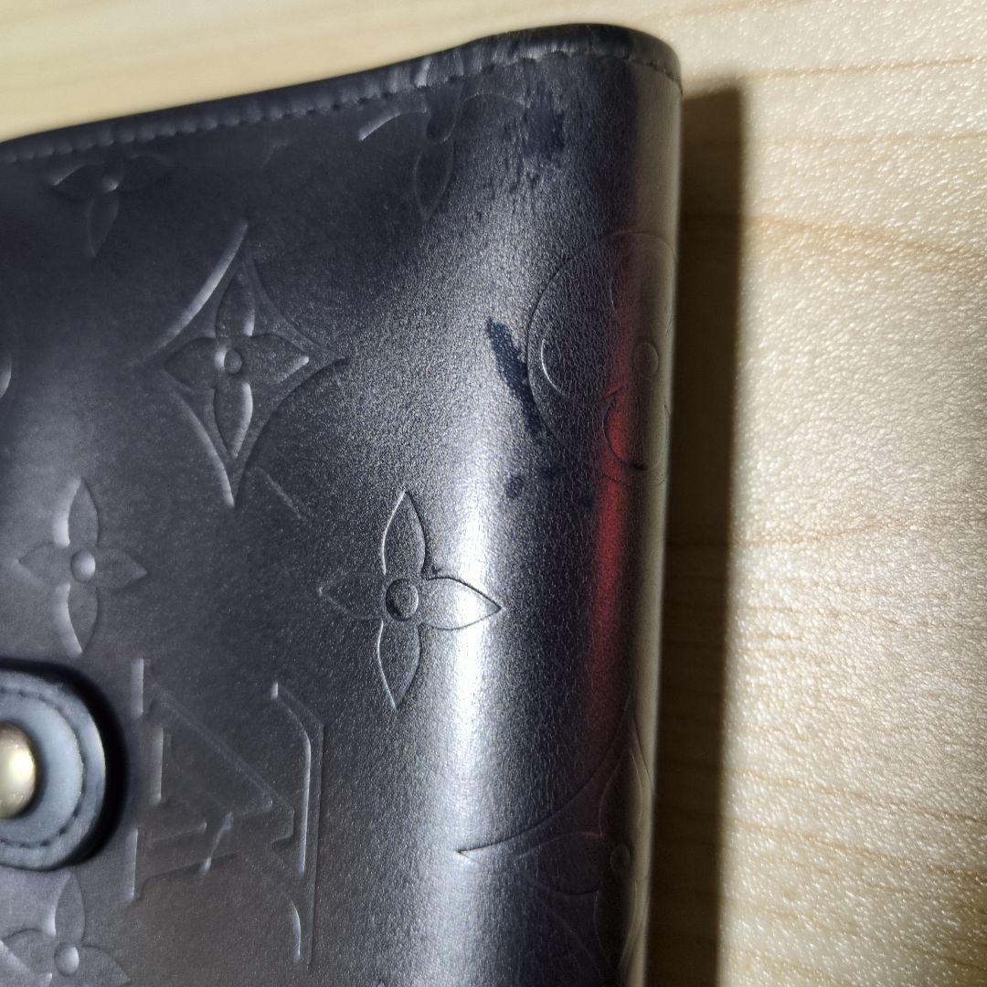 ルイヴィトン モノグラム マット ポルトモネ ビエ ヴィエノワ がま口 二つ折