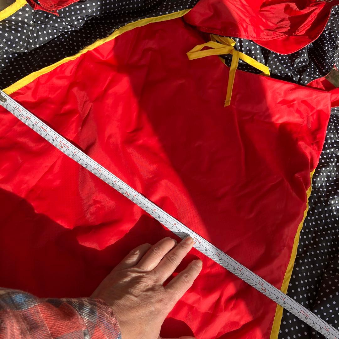 値引きします！ DOG DEPT 大型犬用レインコート 赤