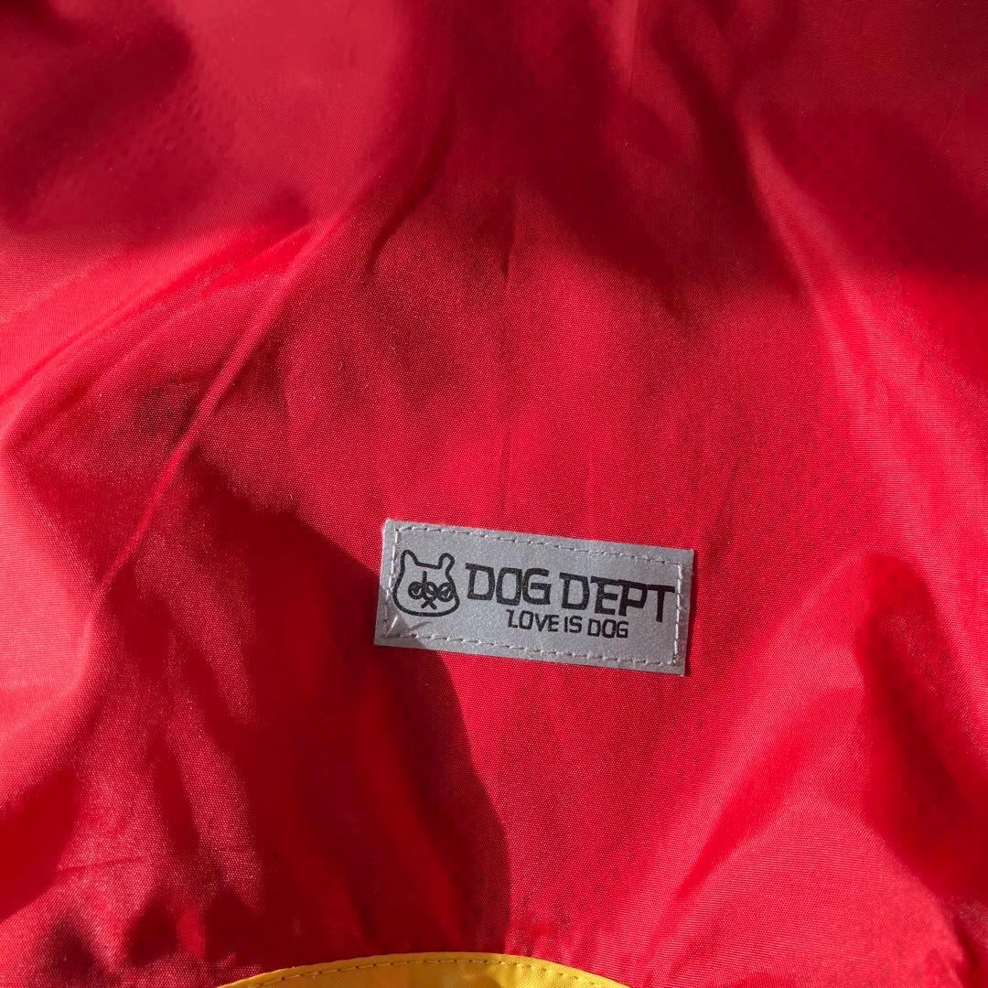 値引きします！ DOG DEPT 大型犬用レインコート 赤