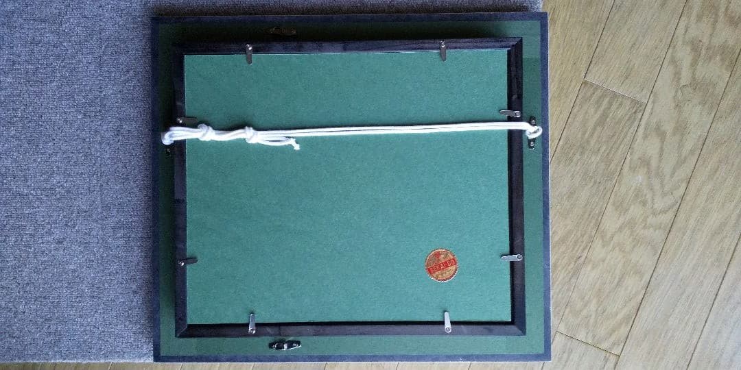 酒井とし子 油彩 並木道 F３号　美術品