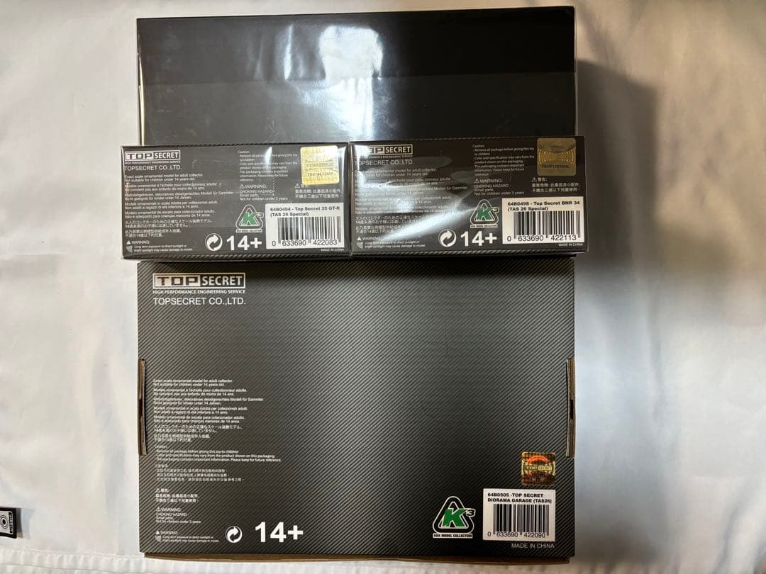 TOPSECRET 東京オートサロン2026 ミニカージオラマ　4セット